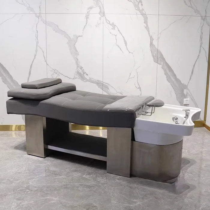 Professional Hairdressing Chair Japanese Hair Spa Stylist Treatment Bed Beauty Salon Lit Shampooing Spa Salon Furniture CY50XT