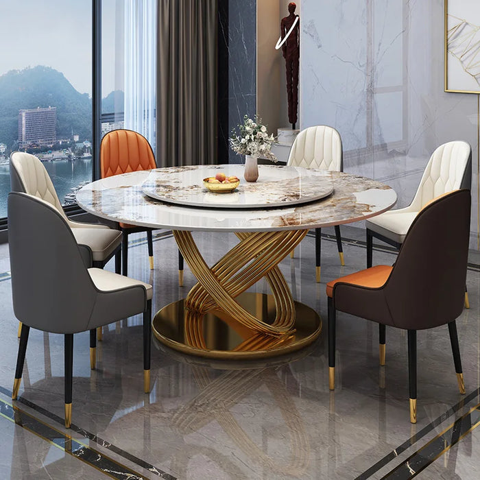 Kitchen Luxury Dining Table Center Hallway Garden Round Dining Table Desk Restaurant Stoly Restauracyjne Outdoor Furniture