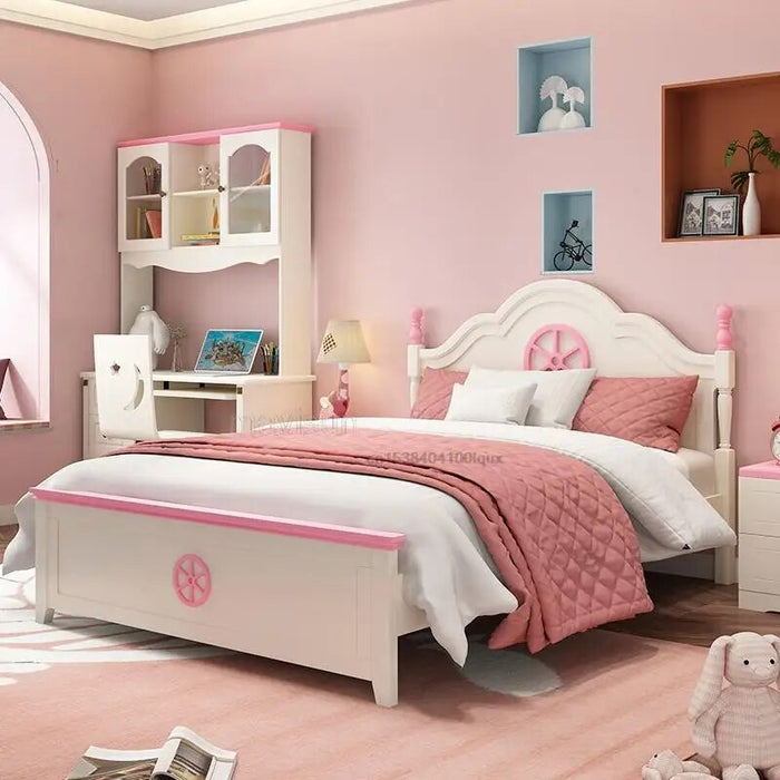 Contemporary Children's Bed For Teenager Children's Bedroom Furniture Combination Set Northern European Creative Kid Bed 1.2M