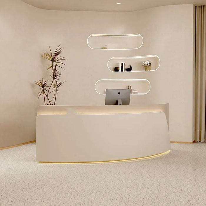 Beauty Cashier Reception Desk Office Front Retail Shop Executive Reception Desk Supermarket Mostrador Oficina Furniture HDH