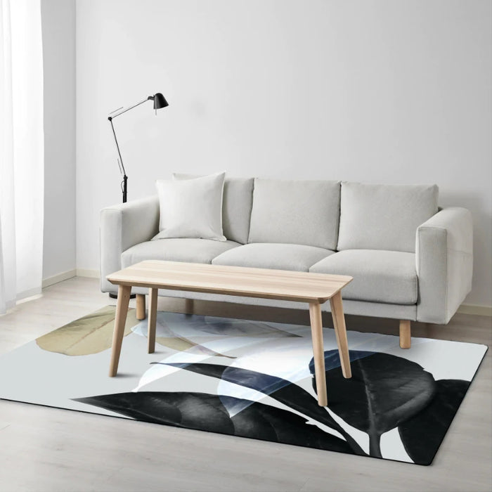 New Chinese-style Classical Ink Leaf Plant Bedroom Living Room Hallway Bedside Floor Mat Carpet Sofa Coffee Table Floor Mat