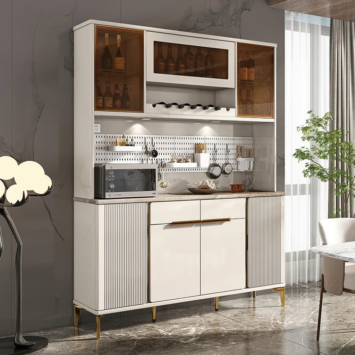Light luxury dining side cabinet modern simple living room wine cabinet storage cabinet Kitchen cabinet tea cupboard against the