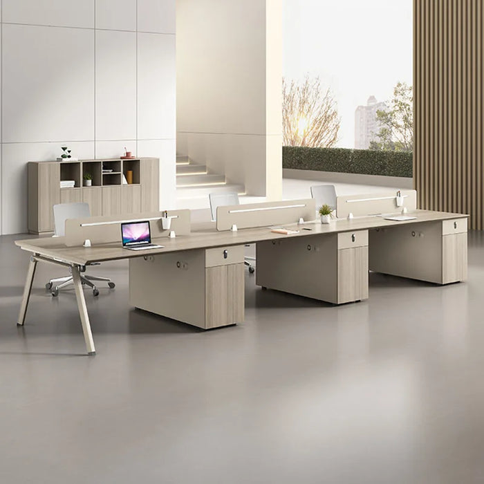 Corner Study Office Desk Drawers Computer Writing Modern Desktop Filing Office Desk Executive Scrivania Angolare Furniture HDH