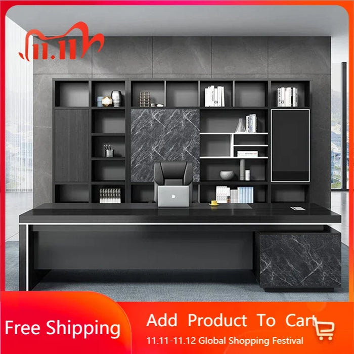 Conference Mainstays Office Desks Reception Luxury Workstation Wood Organizers Office Desks Work Meuble Bureau Luxury Furniture