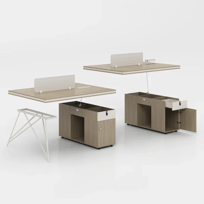 Desktop Study Modern Office Desk Corner Writing Console Drafting Stand Office Desk Meeting Scrivania Legno Office Furniture HDH