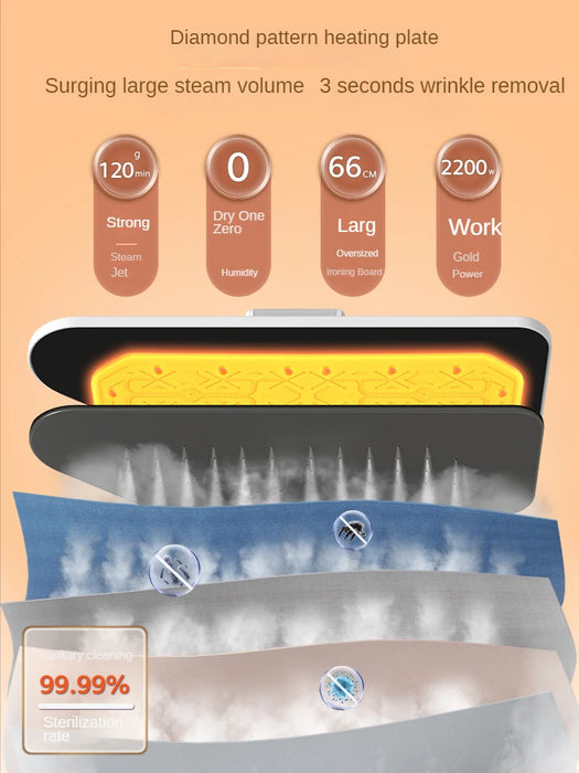 Steam Iron Intelligent Steam Pressure Ironing Hanging Ironing Machine Clothes Pressing Machines-240V Universal Home Appliances