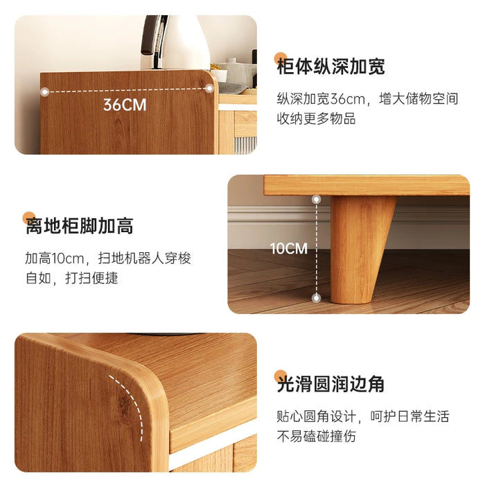 Living Room Kitchen Cabinets Buffet Glass Display China Farmhouse Drawers Cabinet Nordic Sideboard Mobiletto Cucina Furniture
