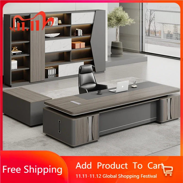 Writing Corner Desk Reception Drawers Executive Computer Office Desk Organizer Modern Escritorios De Oficina Office Furniture