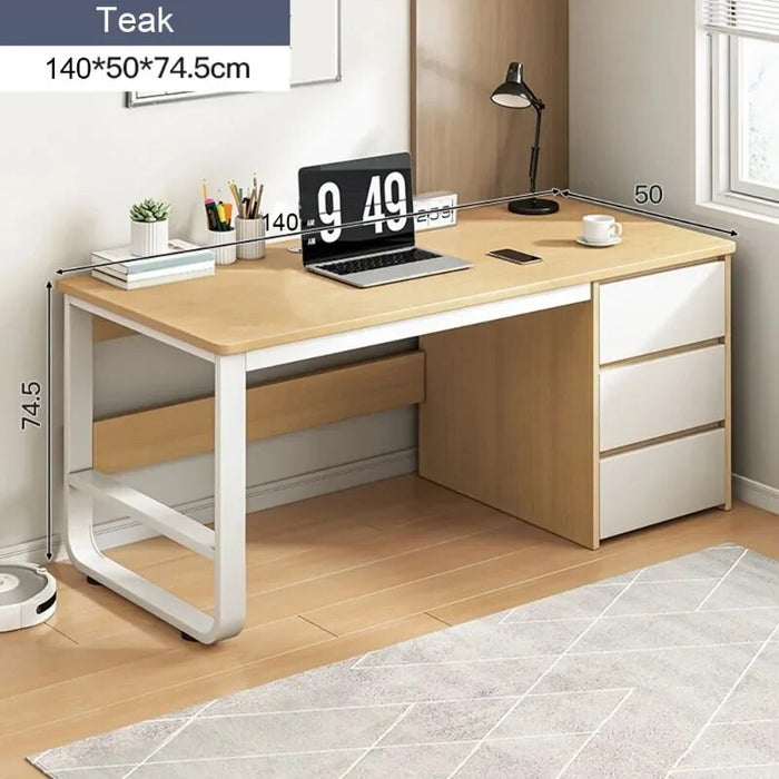 Bedroom Modern Book Desk Desktop Tables Writing Tables With Drawer Luxury Minimalist Household Simple Computer Furniture
