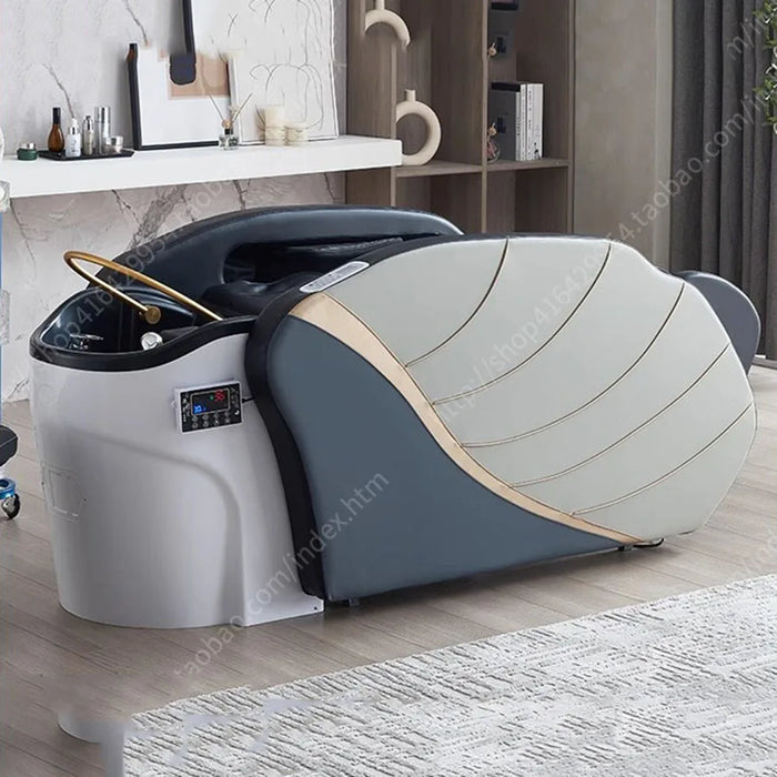 Head Spa Bed Shampoo Chair Stylist Luxury Beauty Swivel Shampoo Chair Basin Hair Salon Head Massager Cadeiras Salon Furniture