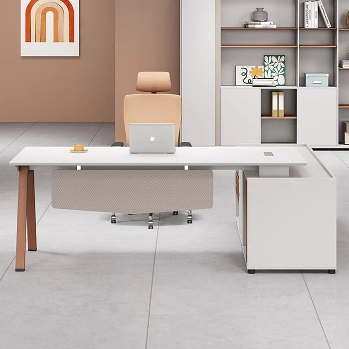 Drawers Luxury Office Desk Reception Writing Executive Desktop Office Desk Meeting Tabla Para Escritorio Modern Furniture