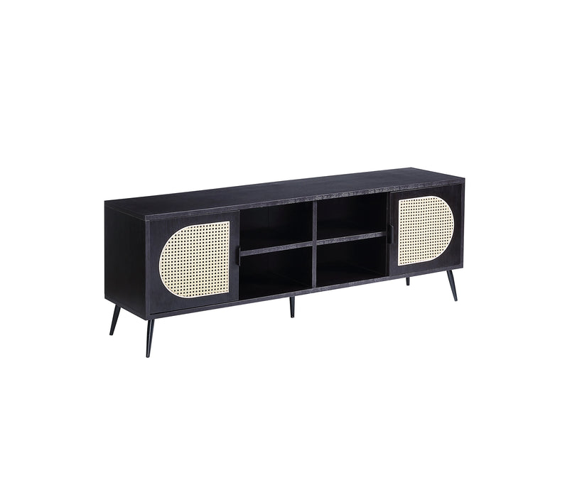 ACME Colson TV Stand, Black Finish LV01080 On-Site