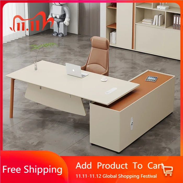 Study Writing Office Desk Workstation Reception Executive Standing Office Desk Workbench Tabla Para Escritorio Modern Furniture