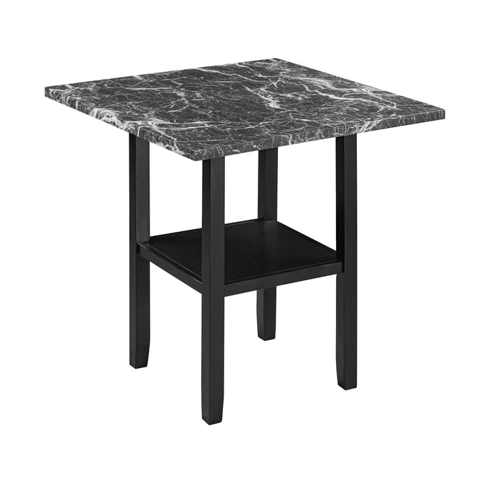 Modern 5-Piece Dining Set with Coordinated Chairs and Convenient Bottom Shelf for Stylish Dining Room Decor