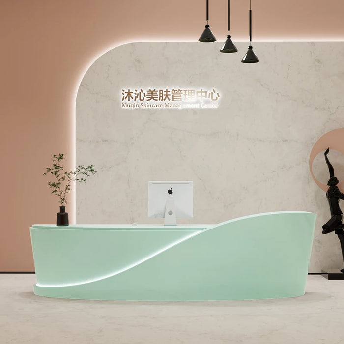 Service Counter Reception Desks Church Cashier Hospital Futuristic Reception Desks Commercial Mostrador Recepcion Furniture