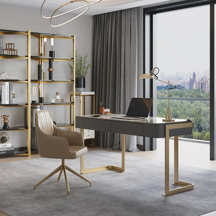 Office furniture, study, desk, extravagant rock board, computer desk, modern minimalist desk, bedroom desk