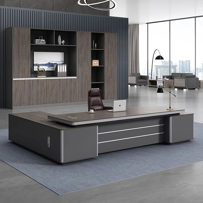 Designer Storage Office Desk Modern Corner Luxury European Boss Computer Desks Executive Floor Mesa Escritorio Home Furniture
