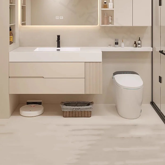 Large Nordic Modern Bathroom Cabinet Organizer Washbasin White Storage Cabinet Vanity Sink Meuble Salles De Bain Furniture