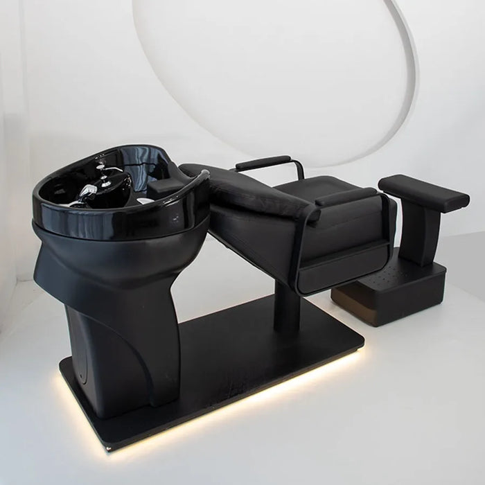 Barber Equipment Shampoo Chair Basin Stylist Luxury Washing Hair Bed Shampoo Chair Reclining Mobile Potable Cadeiras Salon Chair