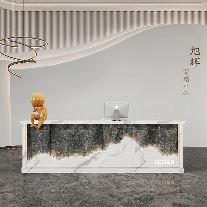Shop Modern Reception Desk Office Grocery Store Check Out Information Reception Desk Podium Comptoir Caisse Reception Furniture
