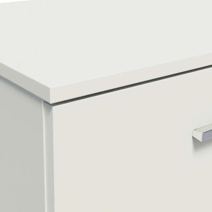 Madesa Computer Desk with 3 Drawers, 1 Door and 1 Storage Shelf, Wood Writing Home Office Workstation, Office Desk with Drawers