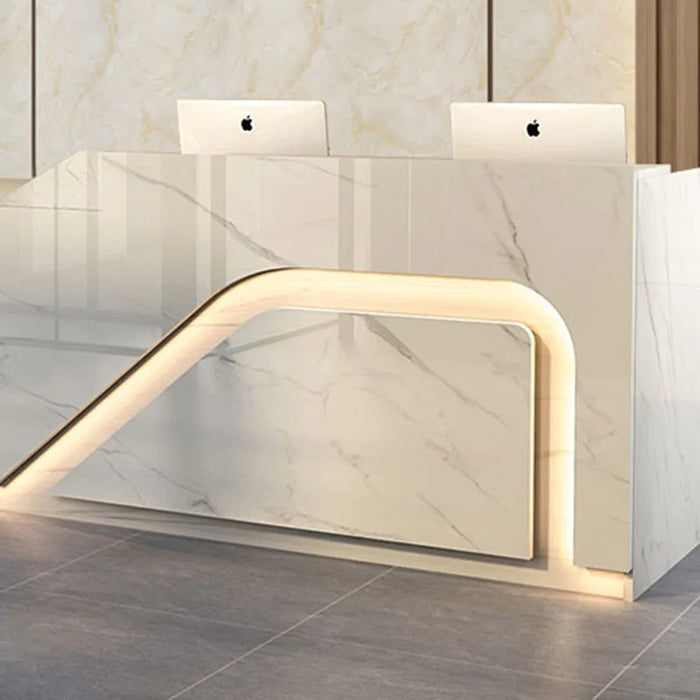 Consable Modern Reception Desk Computer European Information Cashier Table Lectern Mostrador Tienda Garden Furniture Sets