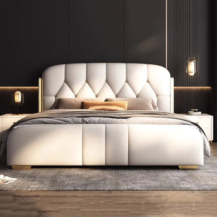 Home European Double Bed Wood King High End Queen Children Double Bed Bedding Sleeping Cama Matrimonio Bedroom Furniture