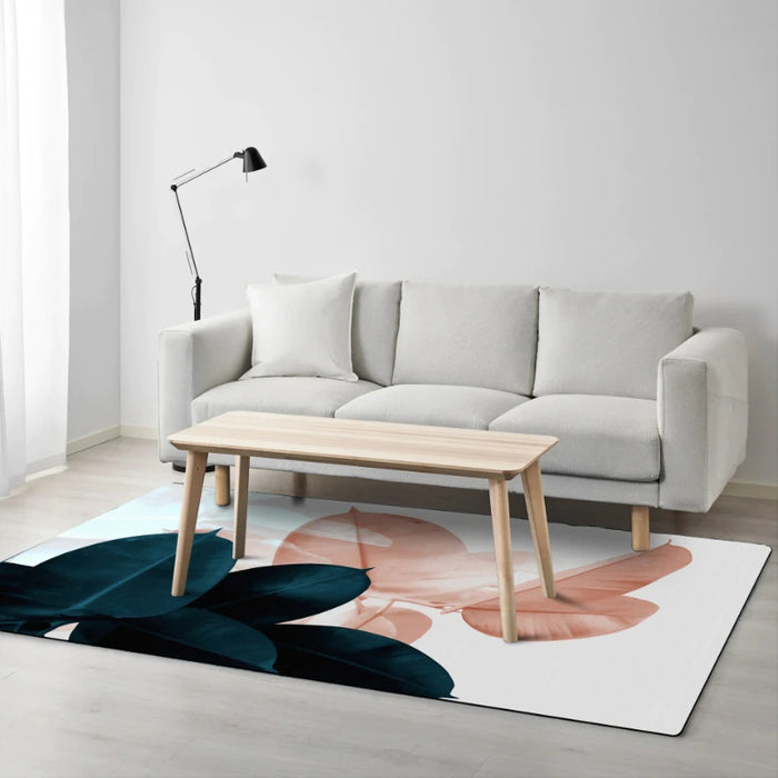 New Chinese-style Classical Ink Leaf Plant Bedroom Living Room Hallway Bedside Floor Mat Carpet Sofa Coffee Table Floor Mat