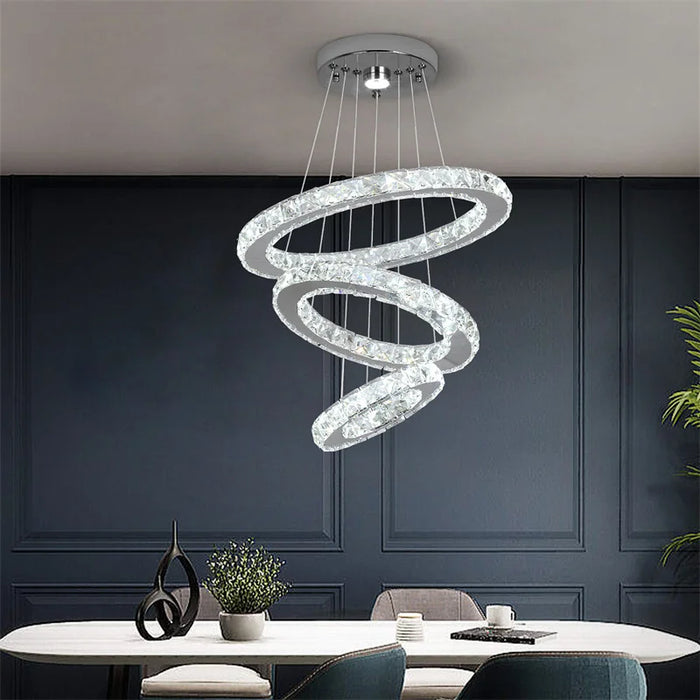 Modern Interior Crystal Chandelier Luxury Pendant Decorative Ceiling Lamp Bedroom Lighting Fixtures For Living Room Luminaria