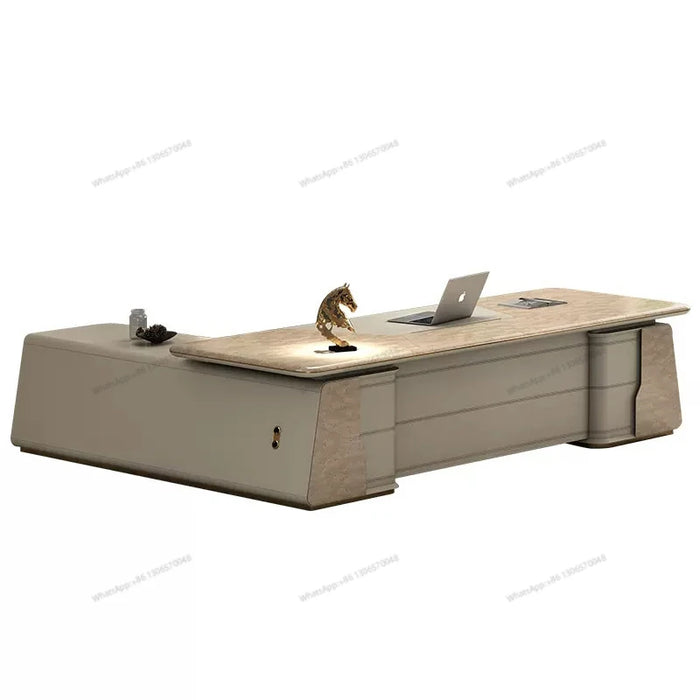 Light Luxury Boss Table, Chairman, Simple Modern Office Furniture, Office Table, Alien Creative General Manager Platform