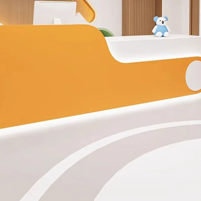 Hotel Conference Reception Desks White Luxury Lectern Modern Simple Commercial Reception Desks Front Mostrador Room Furniture