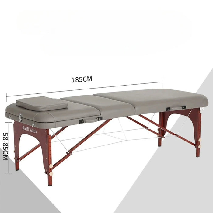 Stretcher Folding Massage Bed Portable Aesthetics Beauty Couch Massage Bed Treatment Spa Lit Pliant Salon Furniture LJ50MB