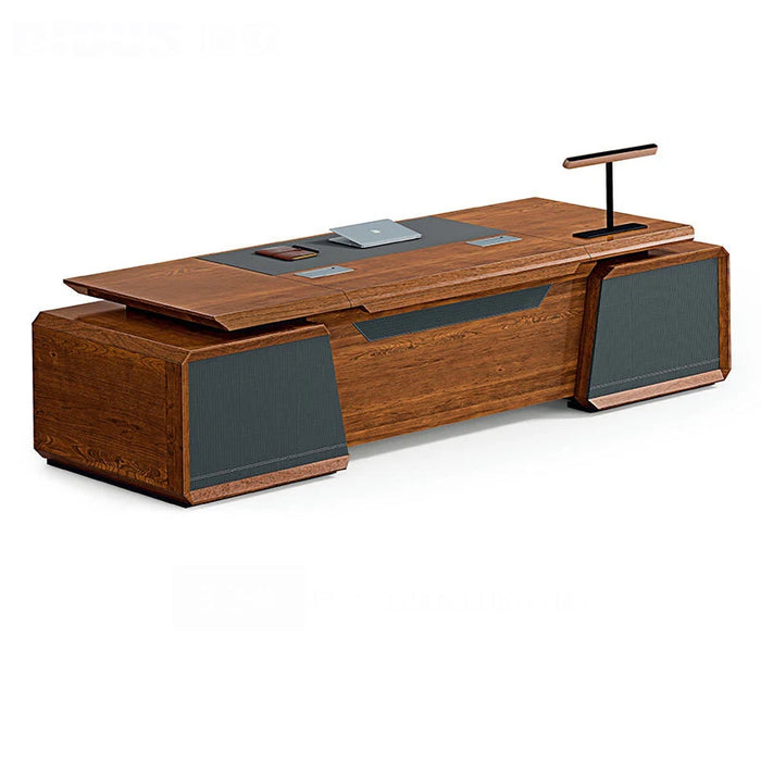Company boss desk, president desk, large class desk, chairman desk, chair combination office home