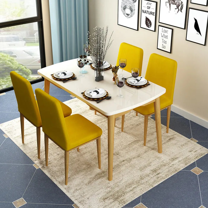Living Room Balcony Dining Tables Wooden Free Shipping Dining Tables Garden Chairs Terrace Esstische Set Furniture WW50DT