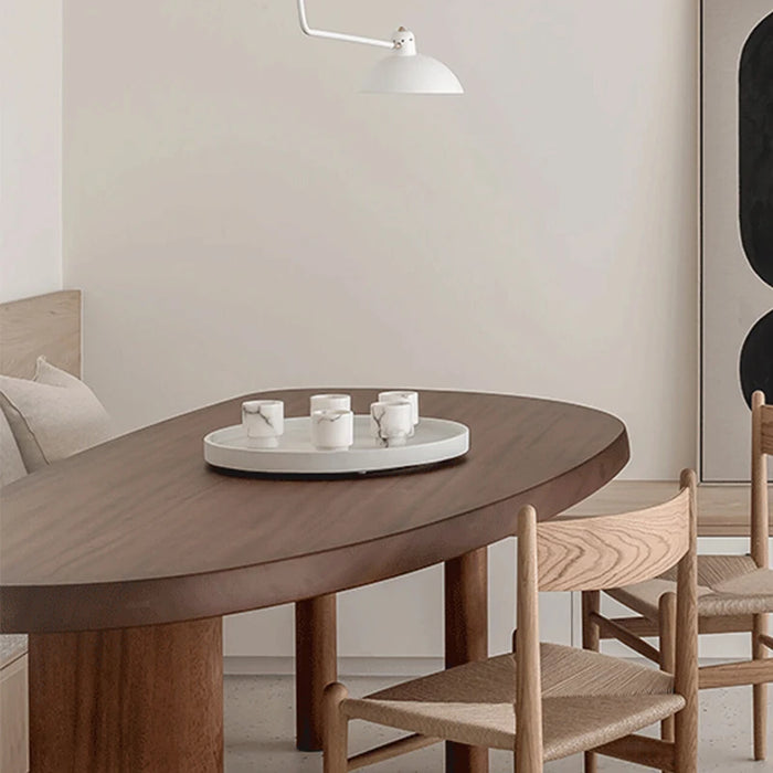 Nordic Wood Solid Desk Table Irregular Ideas Modern Minimalist Executive Office Desk Designer Mesa Ordenador House Furniture