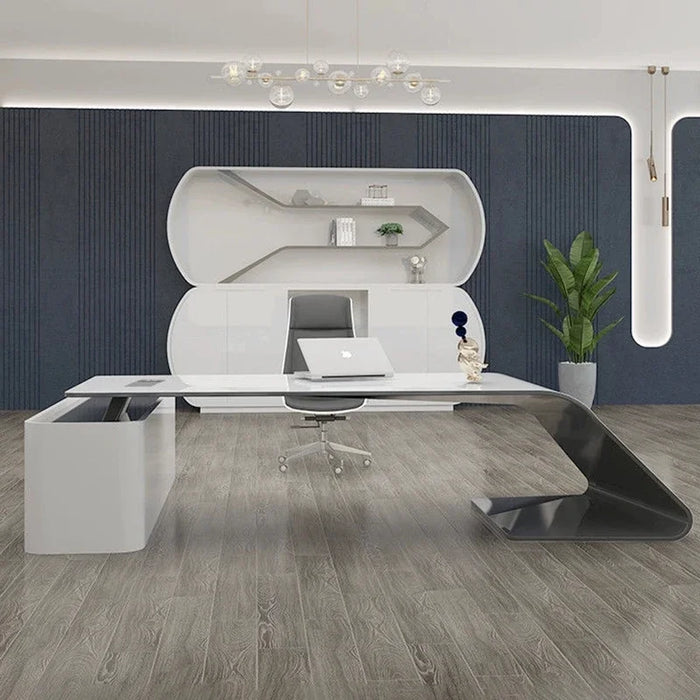 Standing Desk Organizer Conference L Shaped Drafting Executive Desk Writing Modern School Mesa Escritorio Italian Furniture