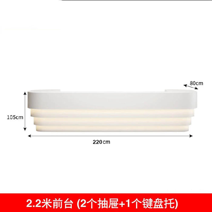 Consul Churches Reception Desks Beauty Study Standing Reception Desks Information Drawer comptoir caisse Office Furniture WJ25XP