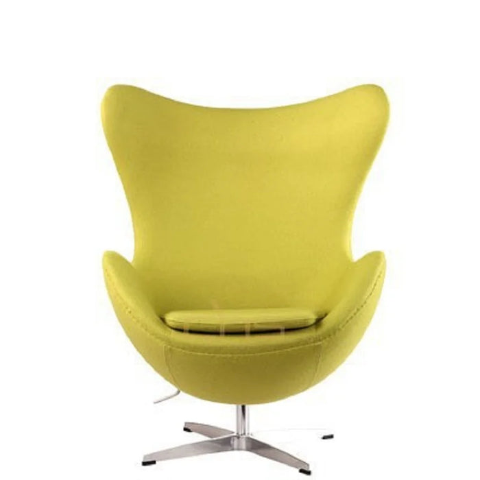 Nordic net red eggshell chair hotel single sofa chair fabric designer chair living room balcony leisure lounge chair