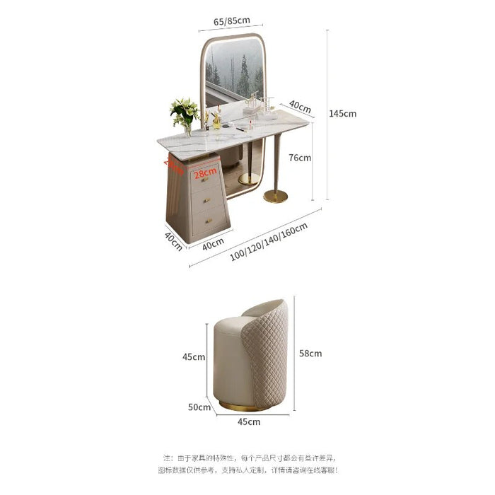 Charm Classic Dressing Table Multifunctional Woman Drawer Dressing Table Nordic Makeup Table Coiffeuses De Chambre Furniture