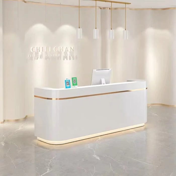 Modern Office Restaurant Tables Front Desk Lectern Pulpit Checkout Hair Salon Shop Counter Bar Podium Stand Bureau Furniture