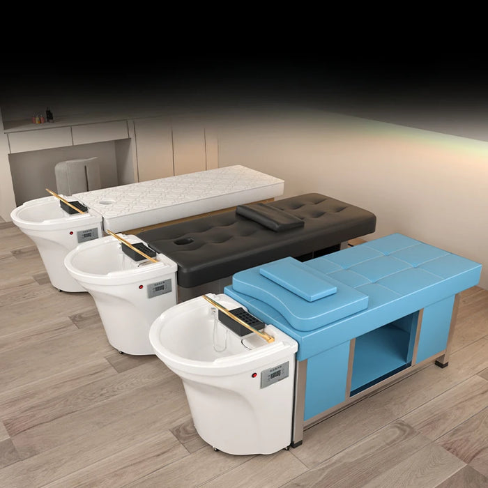 Portable Move Equipment Shampoo Chairs Sink Head Spa Water Circulation Shampoo Chairs Shower Lavacabezas Salon Furniture WZ50SC