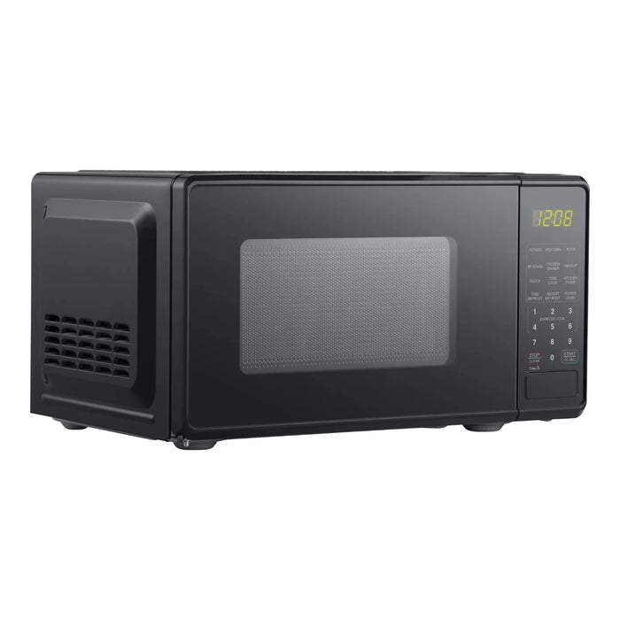 0.7 Cu Ft Countertop Microwave Oven - 700 Watts - Black Kitchen Appliances