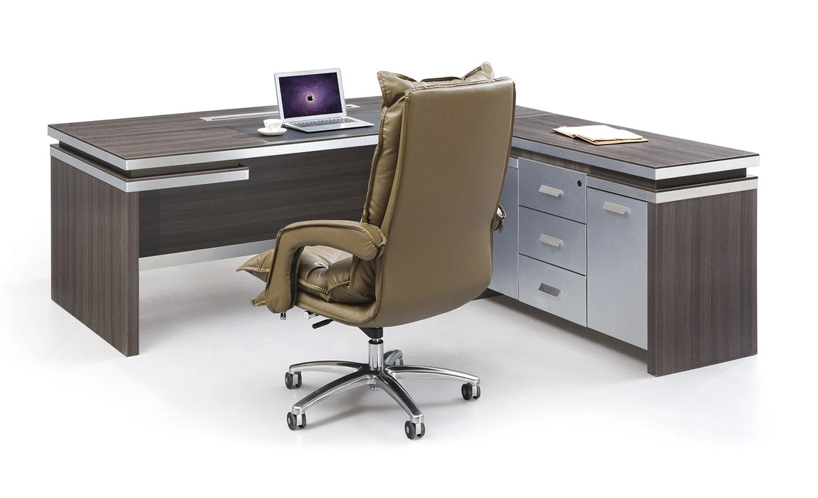 High Quality Modern L Shape Manager Ceo Boss Desk Executive Office Table