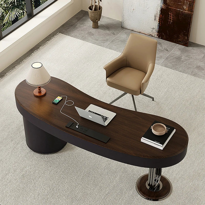 Manicure Nail Computer Table Office Modern Writing Study Gaming DeskComputer Vanity Executive Mesa Media Console Furniture