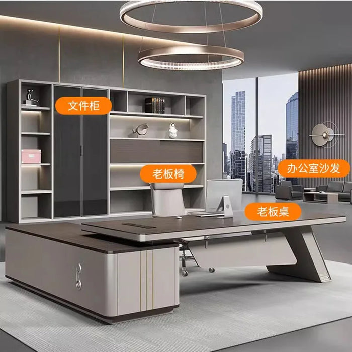 Console Extender Office Desks Wooden Workbench Luxury Drawers Storage Executive Meeting Modern Bureau Meuble Desk Accessories