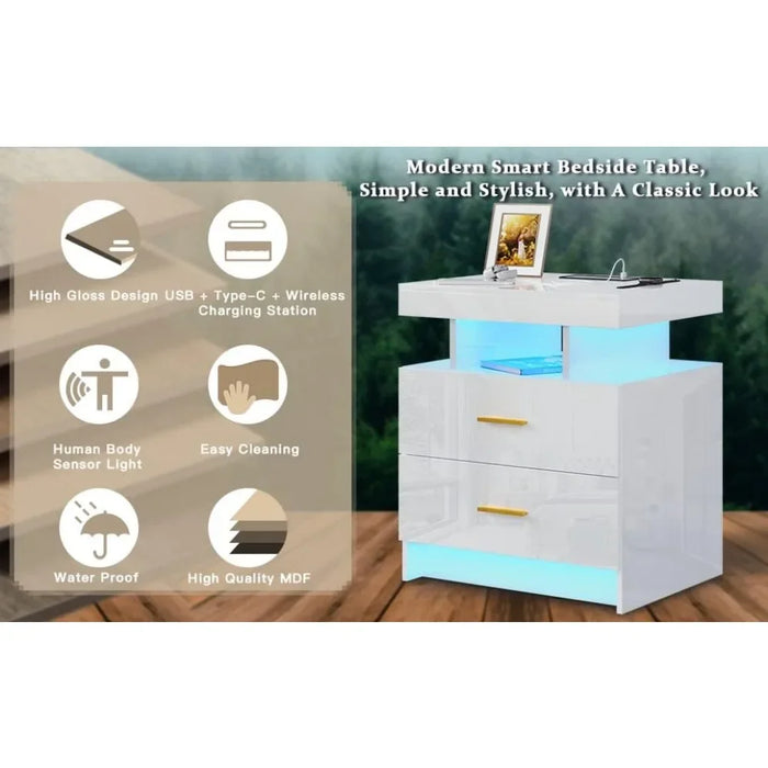 Fabric Dresser With 4 Drawers and Side Shelf Bedside Table Industrial Lightweight Storage Unit Organizer for Entryway Furniture