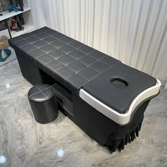 Fumigating Shampoo Chair Simple Beauty Sink Water Circulation Shaving Shampoo Chair Massage Bed Sillas Furniture ZT50SC