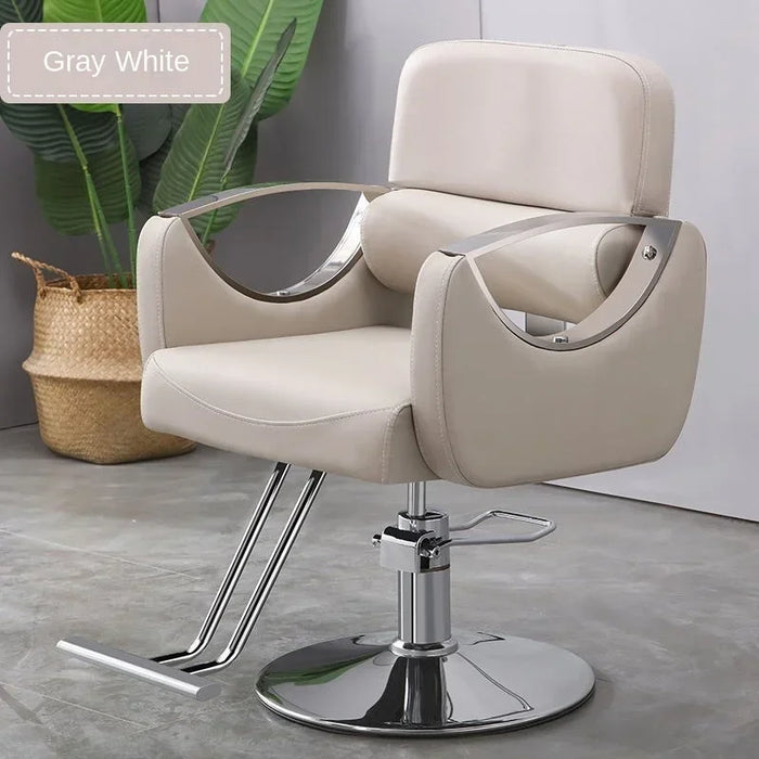 Professional Pedicure Barbers Armchairs Stylist Aesthetic Hairdressing Chair Backrest Mocho Cadeira Barber Equipment MQ50BC