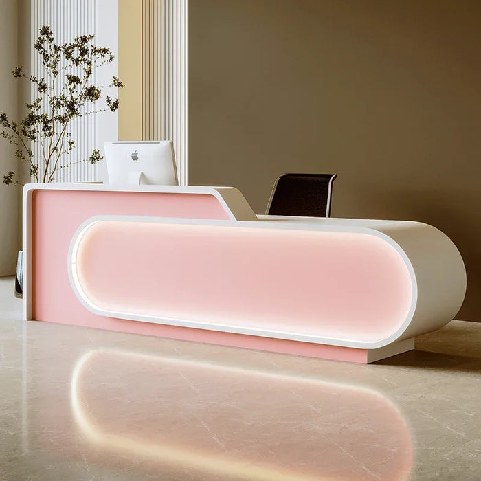 Modern Reception Desk Office Luxury Counter Cashiers Console Table Computer Storage Scrivania Ufficio Lavoro Office Furniture