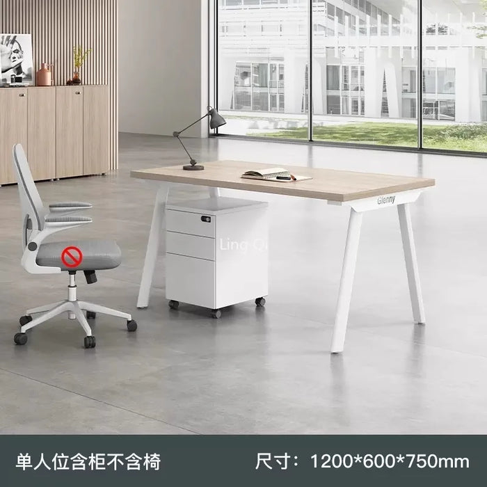 New Chinese High Quality Office Desk Small Vanity Minimalist Unusual Computer Desks Gaming Cute Mesa Escritorio Office Furniture